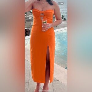 Orange dress from Revolve. Size M/US 6